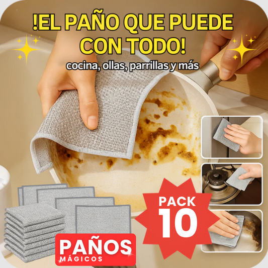 PACK 10 PAÑOS MÁGICOS ¡BRILLO SIN RAYAS!