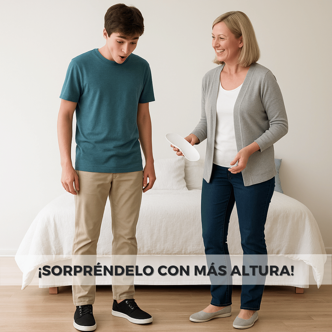 ¡MÁS ALTO, MÁS SEGURO! Plantilla Elevadora Ortopédica™