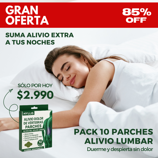 GRAN OFERTA PARCHE LUMBAR X10 (Upsell)
