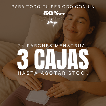 ¡NO MÁS DOLOR MENSTRUAL! Pack 8 Parches Alivia Cólicos