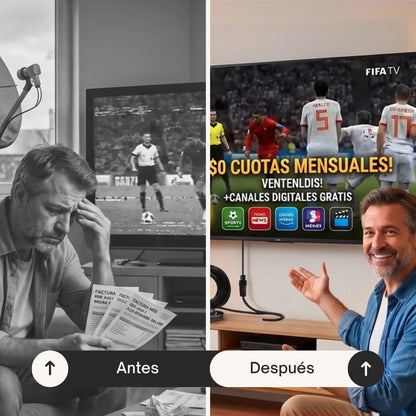 Antena TV Digital™ · Señal Estable 4K · Nunca Más Sin Señal