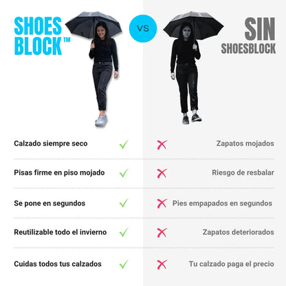SHOESBLOCK™ Cubrezapatos Impermeable · Tu Calzado Siempre Seco
