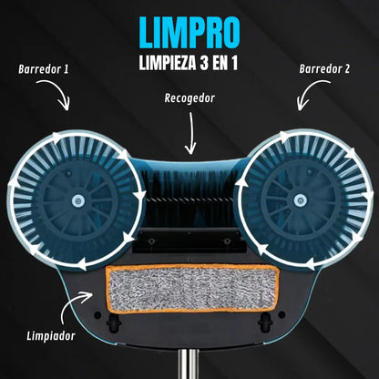 LIMPRO™ · Limpieza 3 en 1 · Reemplaza todo lo que usas hoy