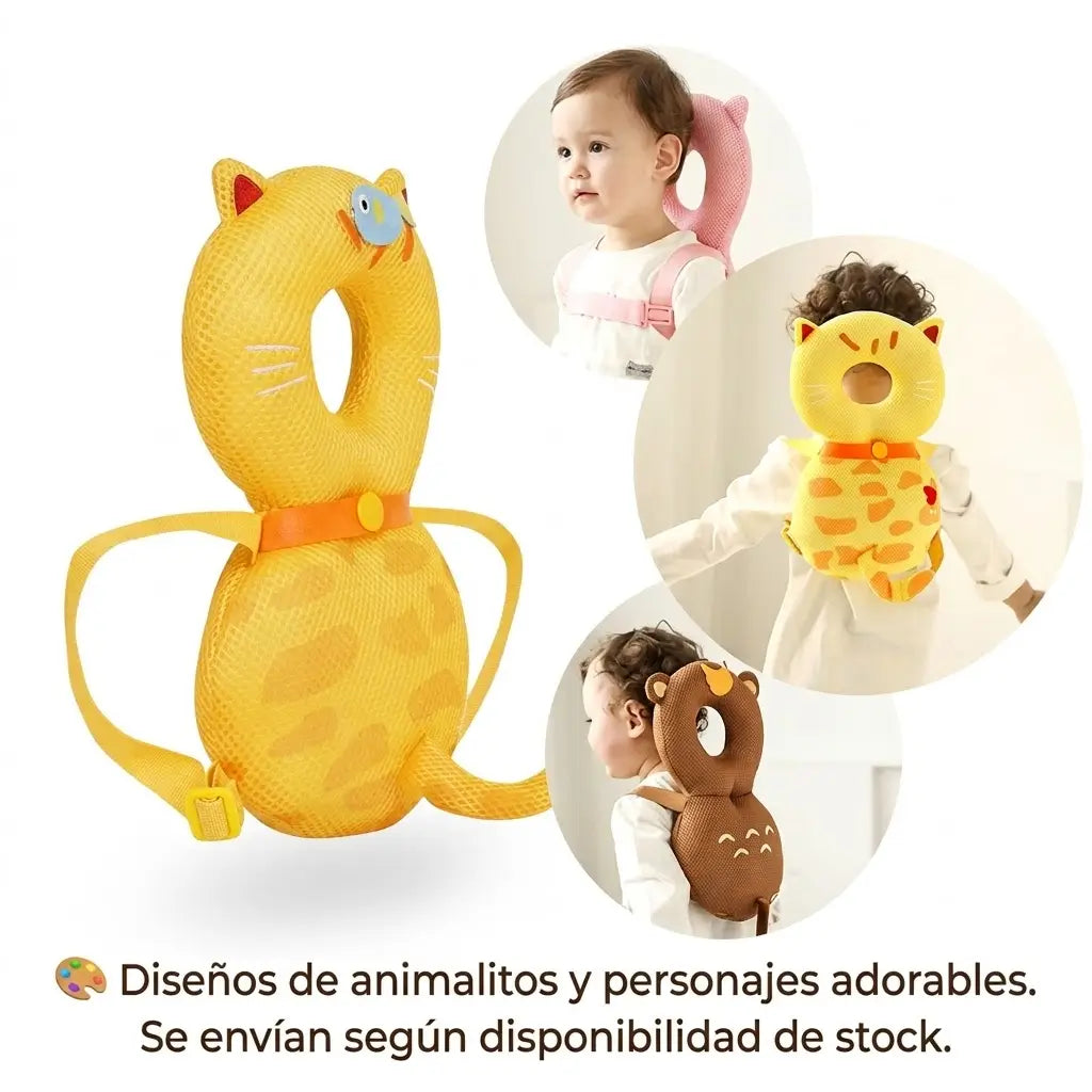 BebéProtegido™ · Protector de Cabeza · Amortigua sus Caídas