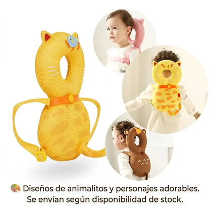 BebéProtegido™ · Protector de Cabeza · Amortigua sus Caídas