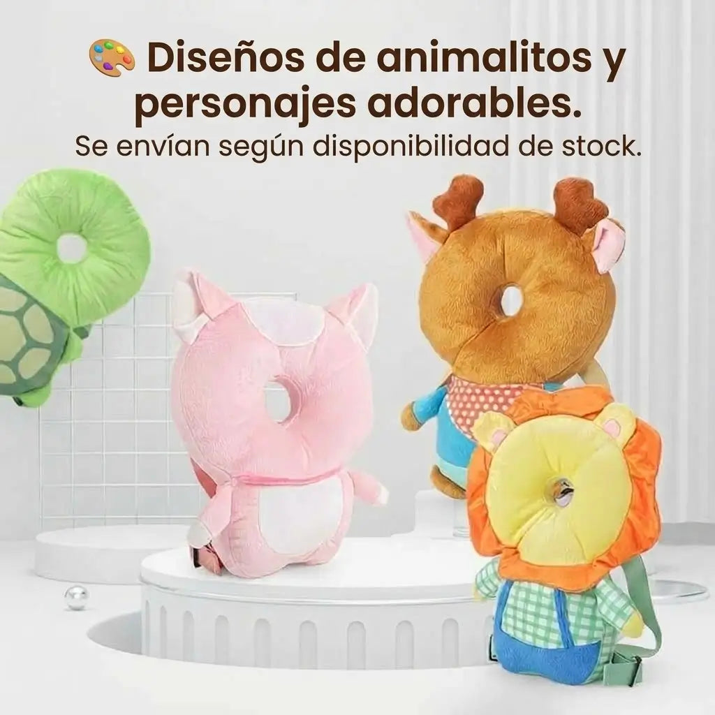 BebéProtegido™ · Protector de Cabeza · Amortigua sus Caídas