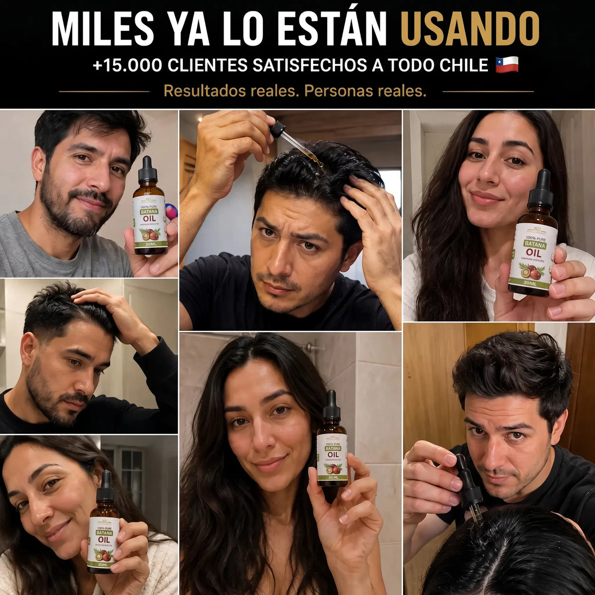 BatanaCapilar™ · Aceite Anticaída · Vuelve a mostrar tu cabello