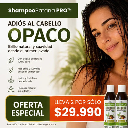 ShampooBatana PRO™ · Recupera tu cabello, vuelve a ser tú