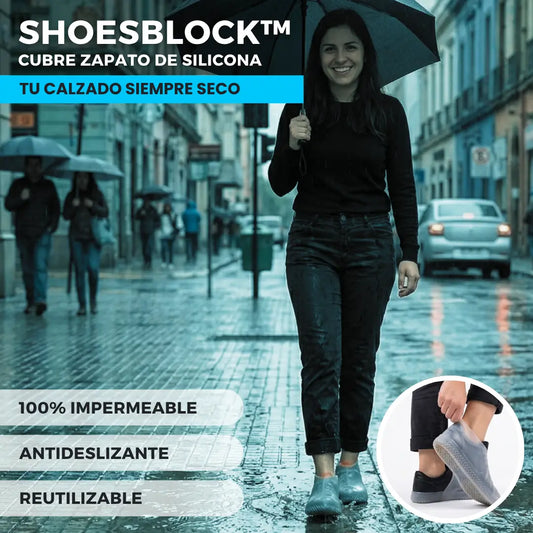 SHOESBLOCK™ Cubrezapatos Impermeable · Tu Calzado Siempre Seco