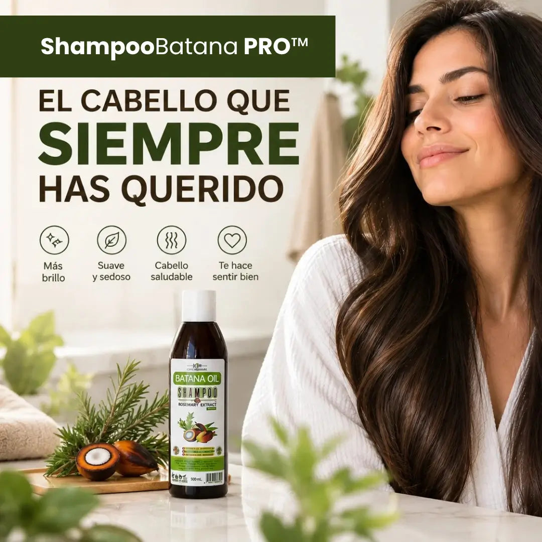 ShampooBatana PRO™ · Recupera tu cabello, vuelve a ser tú