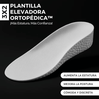 ¡MÁS ALTO, MÁS SEGURO! Plantilla Elevadora Ortopédica™